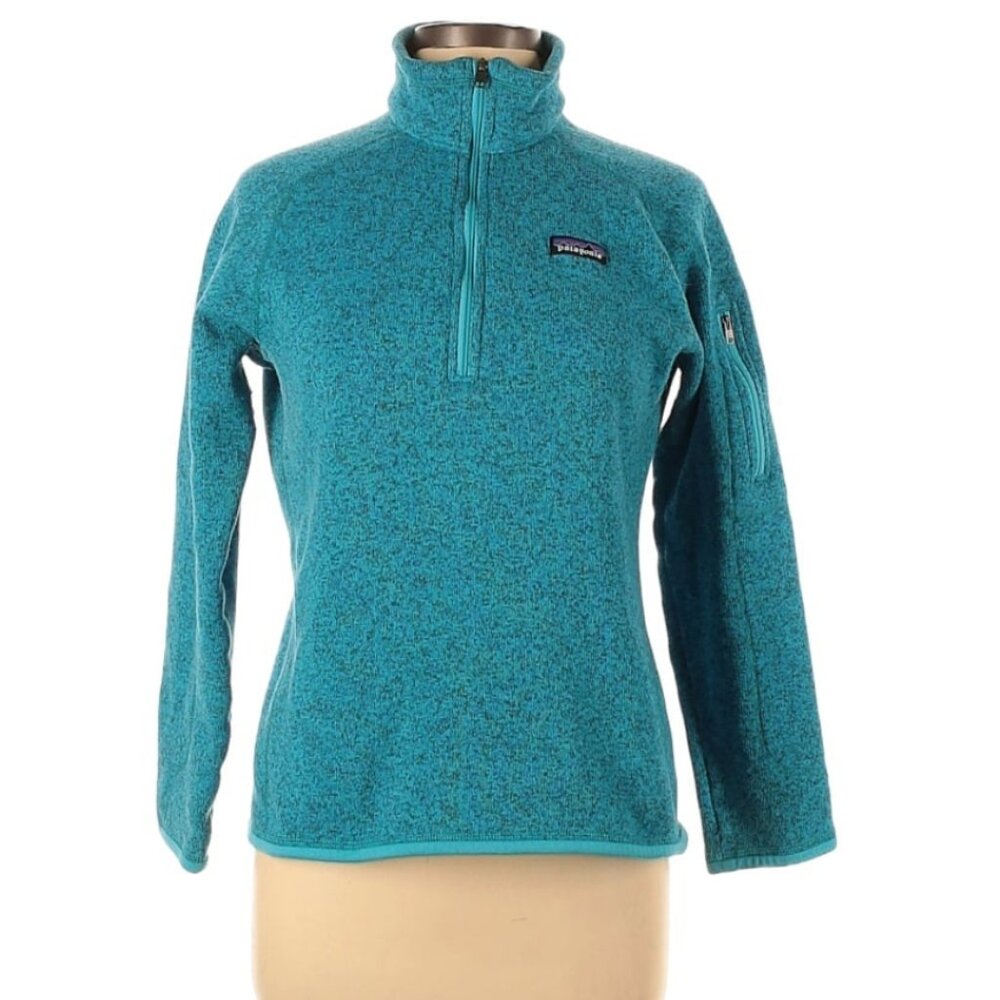 Patagonia W's Better Sweater 1/4-Zip - Turquoise - Large